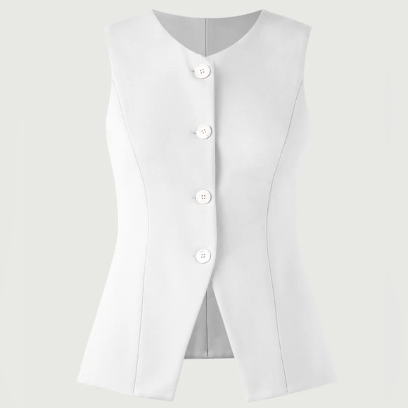 OGL Longline Button-Down Waistcoat - Picture 1 of 2